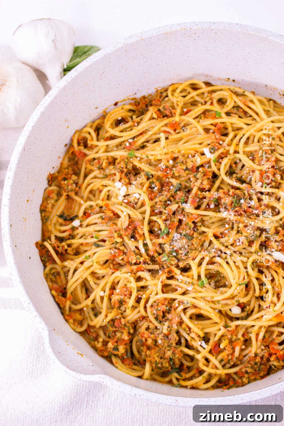 Sicily's Sun-Kissed Tomato Pesto 14 A delicious and easy pasta dinner with Pesto alla Trapanese