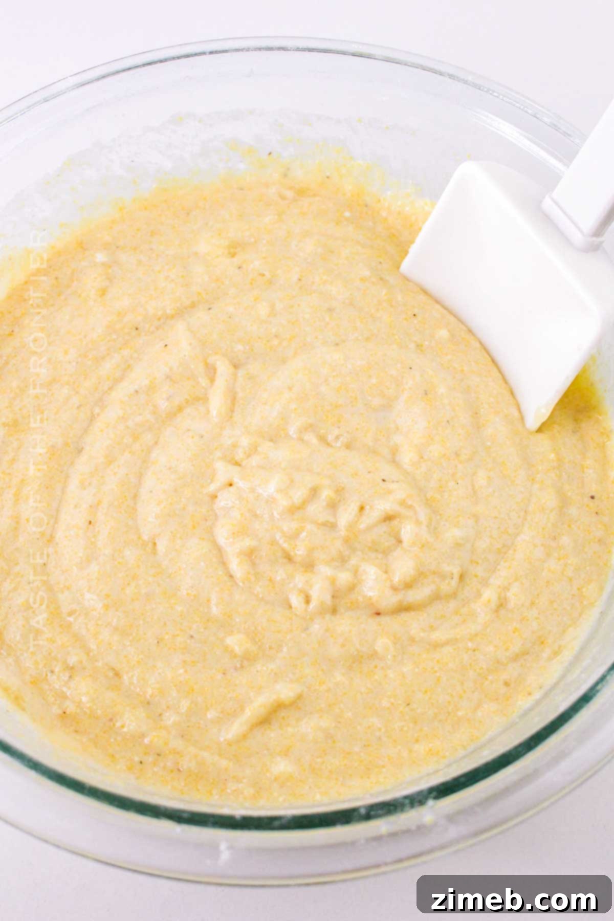 The Ultimate Air Fryer Cornbread 7 mixing the batter