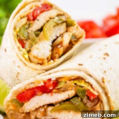 Sizzling Chicken Fajita Wraps 16 Chicken Fajita Wraps