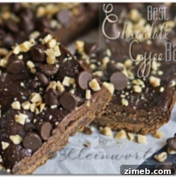 Chocolate Chip Coffee Bars - detailed recipe image