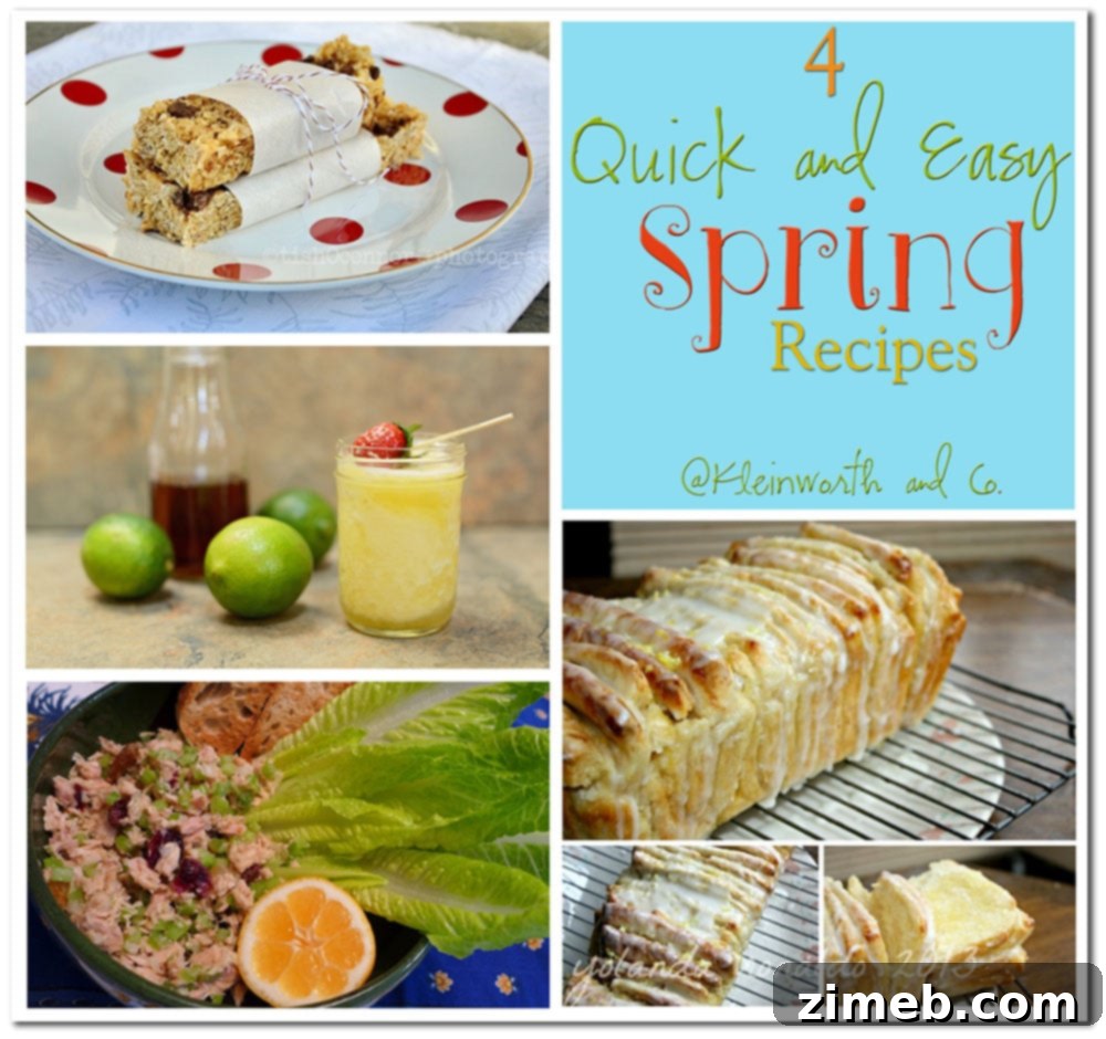 4 Quick & Easy Spring Recipes Collection