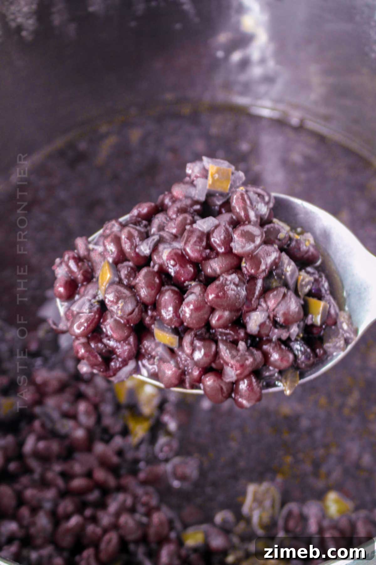 cooked beans