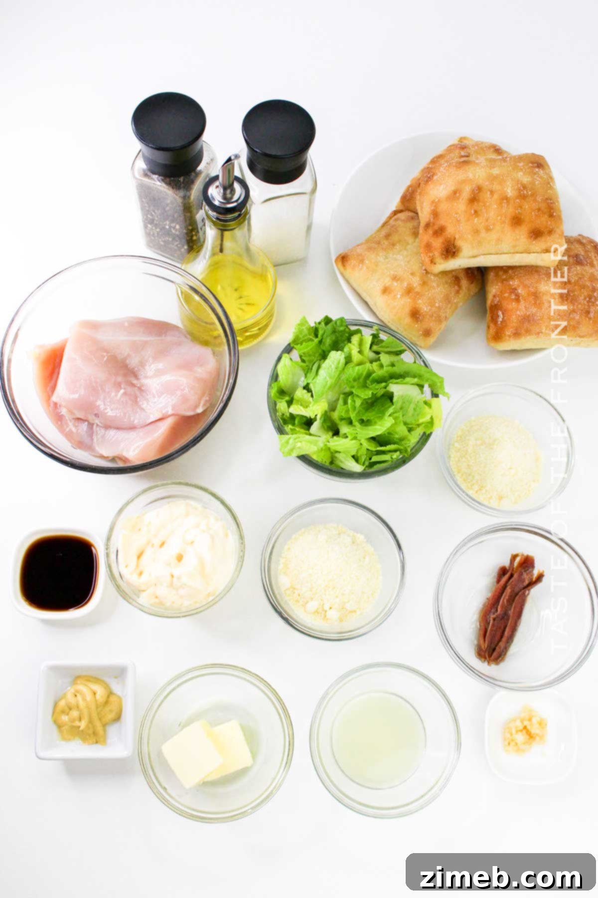 Chicken Caesar Masterpiece 4 Chicken Caesar Sandwich ingredients for homemade dressing