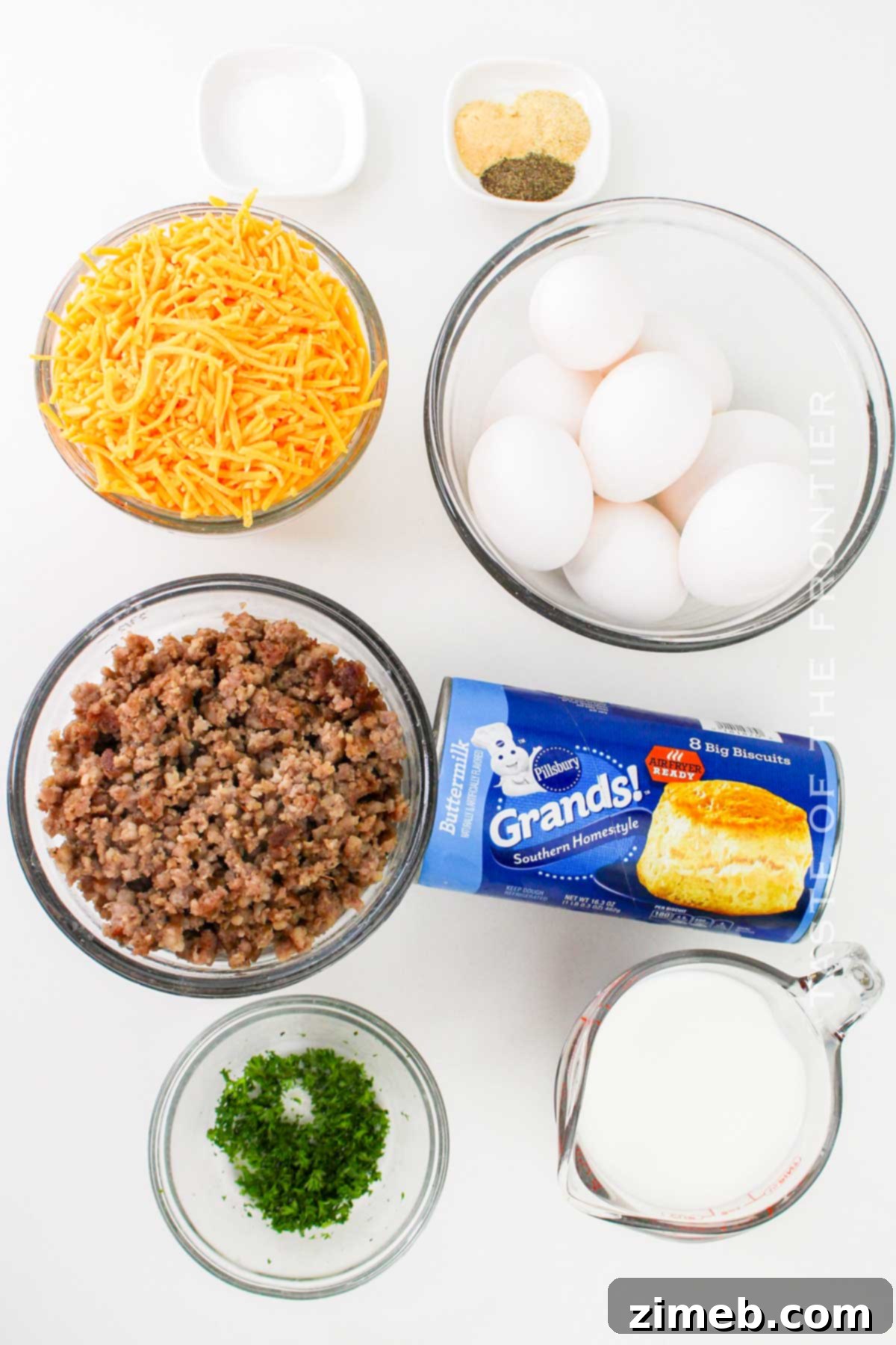 Ultimate Biscuit Breakfast Bake 4 Biscuit Breakfast Casserole ingredients