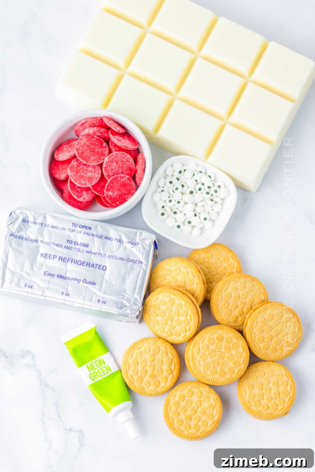 Halloween Eyeball Truffle Ingredients - Simple & Delicious