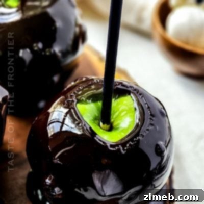 Spooktacular Cheesecake 12 Black Candy Apples (or Poison Candy Apples)