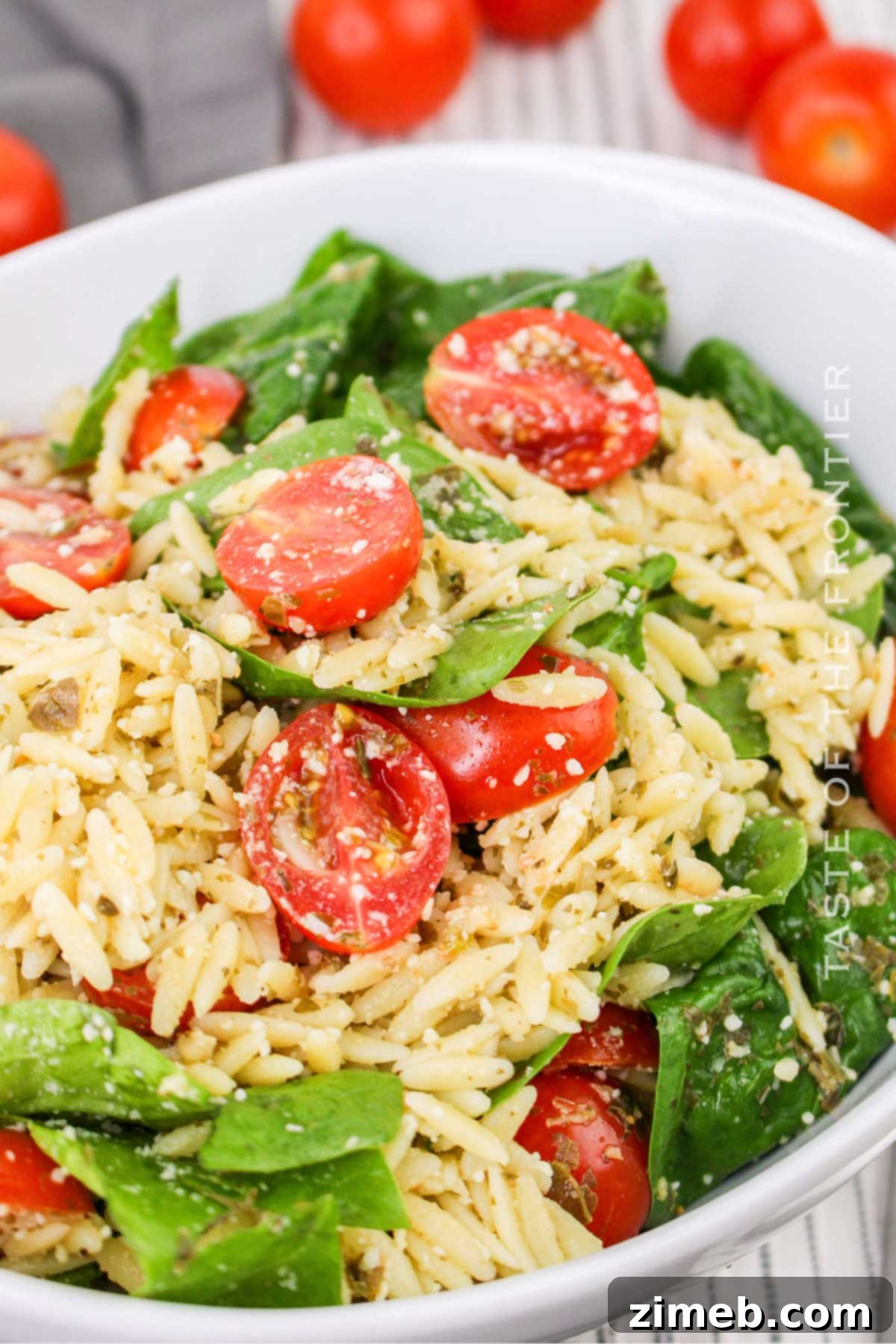 Vibrant Pesto Orzo Medley 15 Pesto Orzo Salad as a light and fresh side