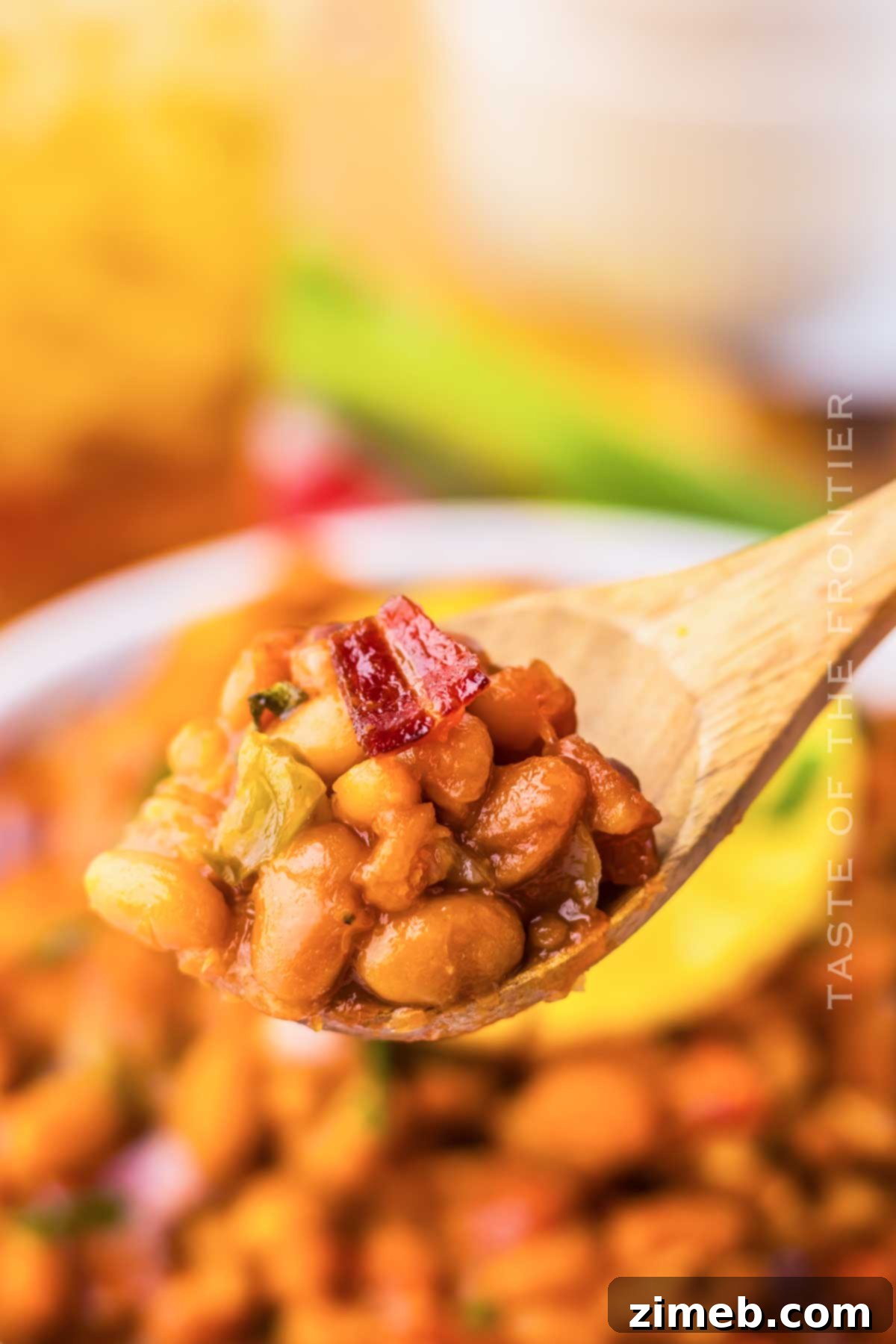 Aloha Pineapple Baked Beans 14 potluck side dish