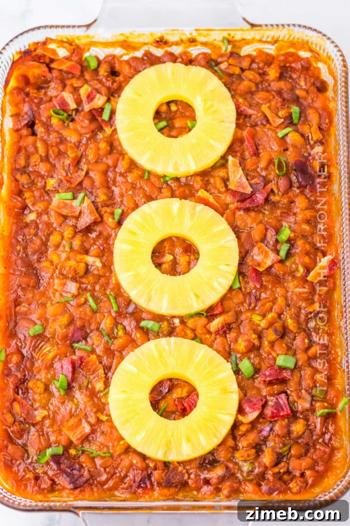 Aloha Pineapple Baked Beans 7 ready to bake