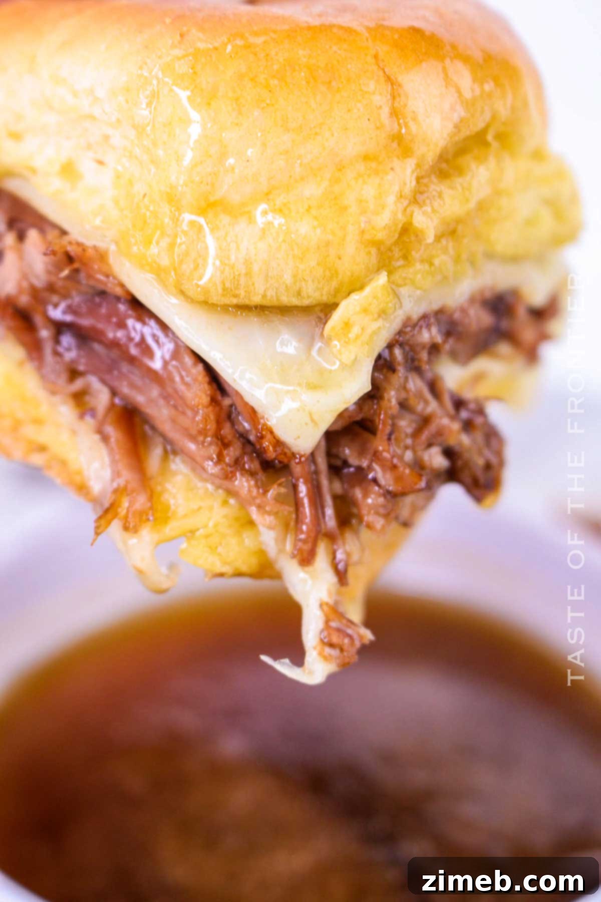 Final plated Beef Roast Sliders, a perfect appetizer or meal