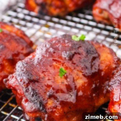 Oven Chicken Thighs BBQ