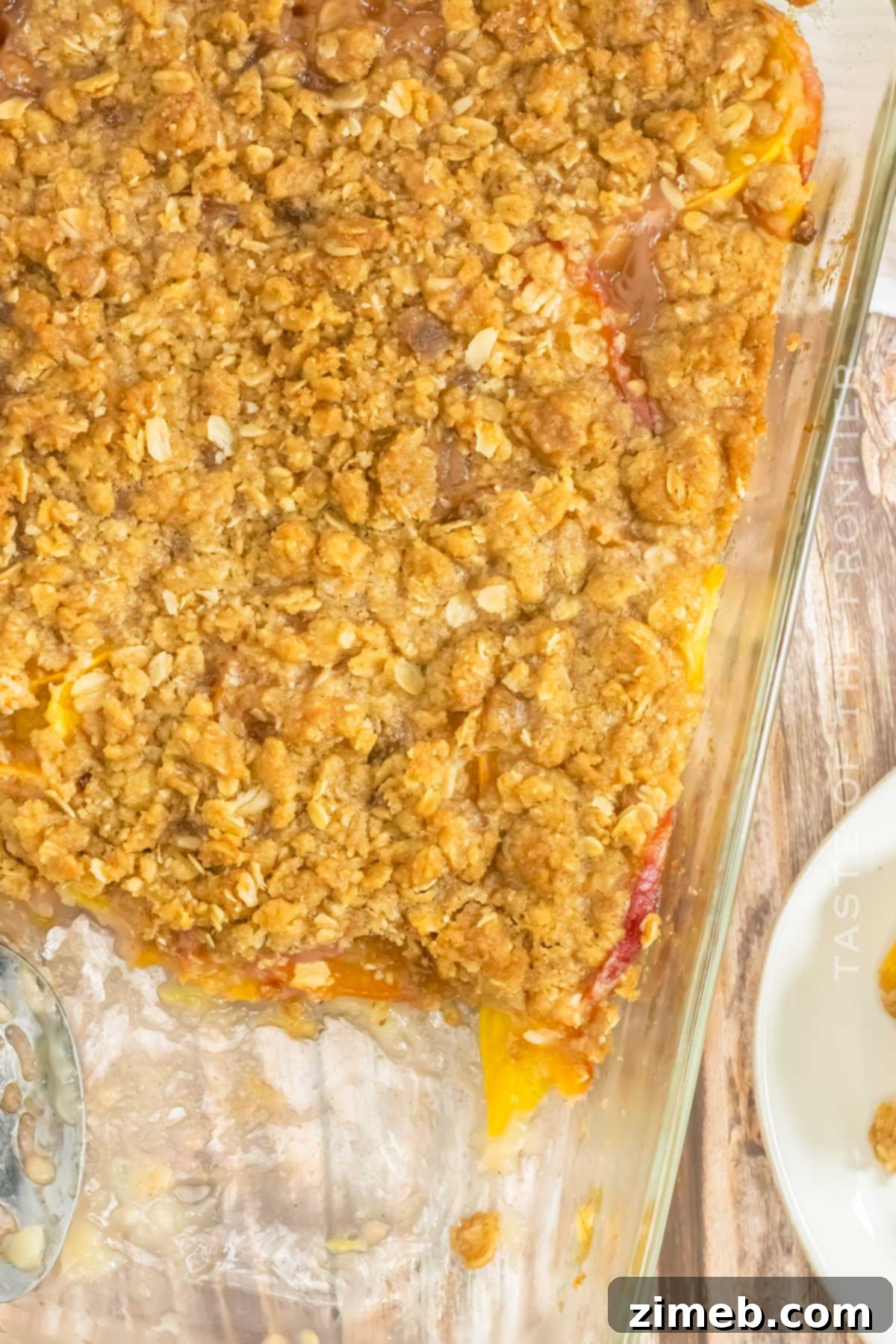 buttery oat topping