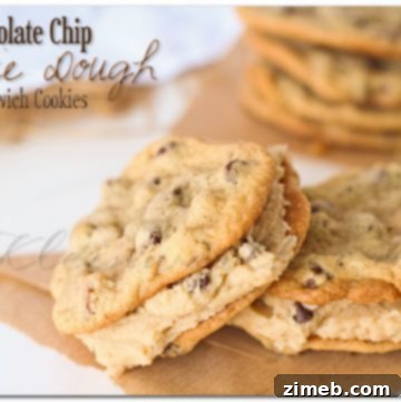 Ultimate Cookie Dough Ice Cream Sandwiches 11 Chocolate Chip Cookie Dough Sandwich Cookie