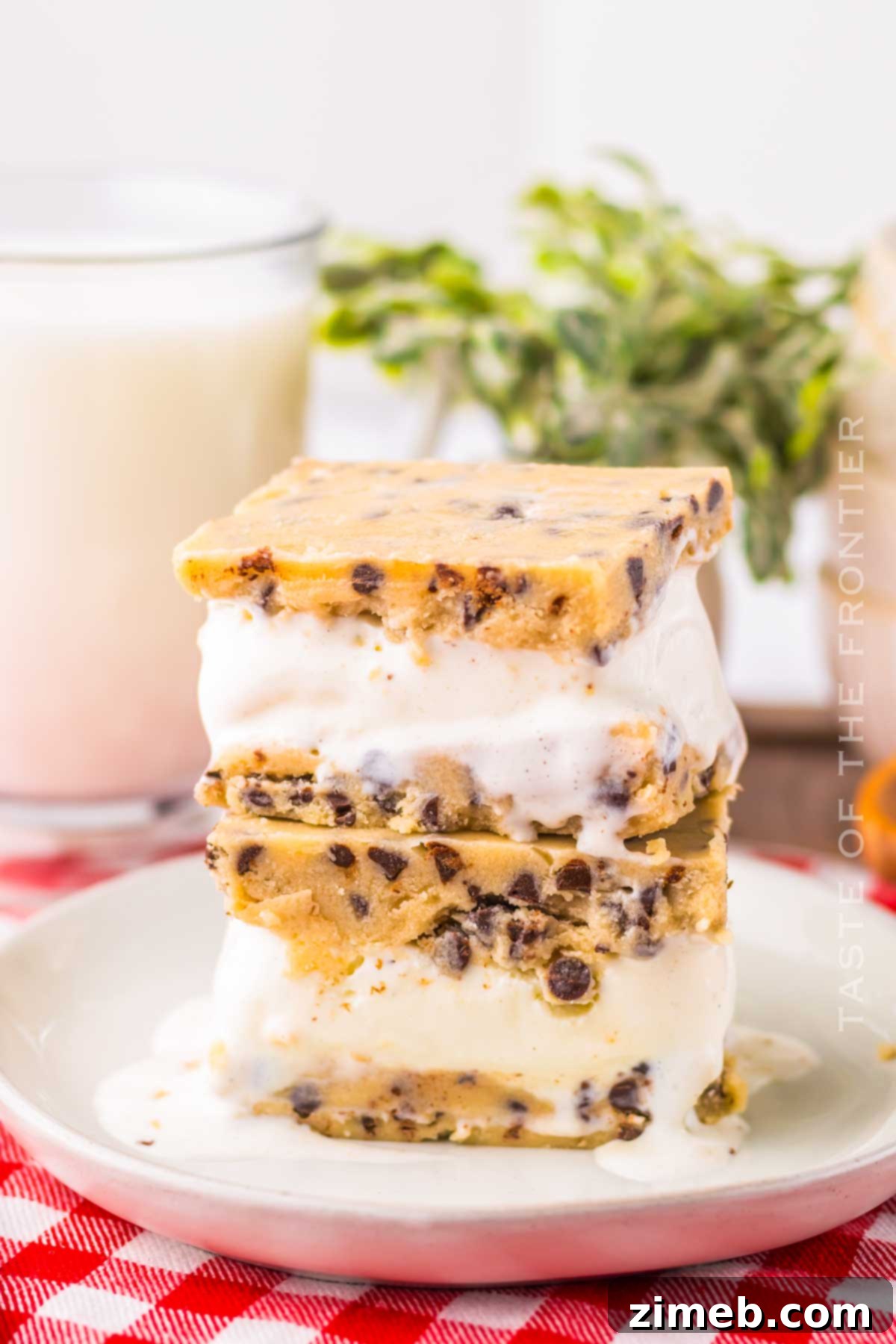 Ultimate Cookie Dough Ice Cream Sandwiches 3 Cookie Dough Ice Cream Sandwiches recipe