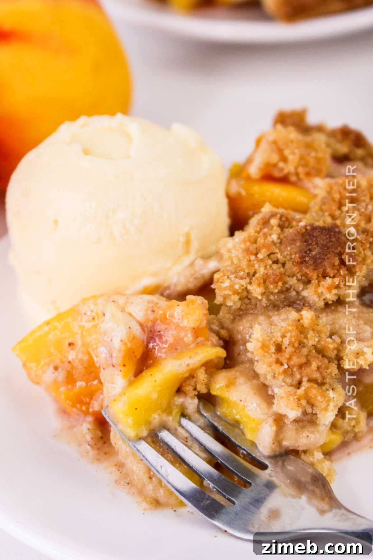 Fresh Peach Pie recipe ready to bake