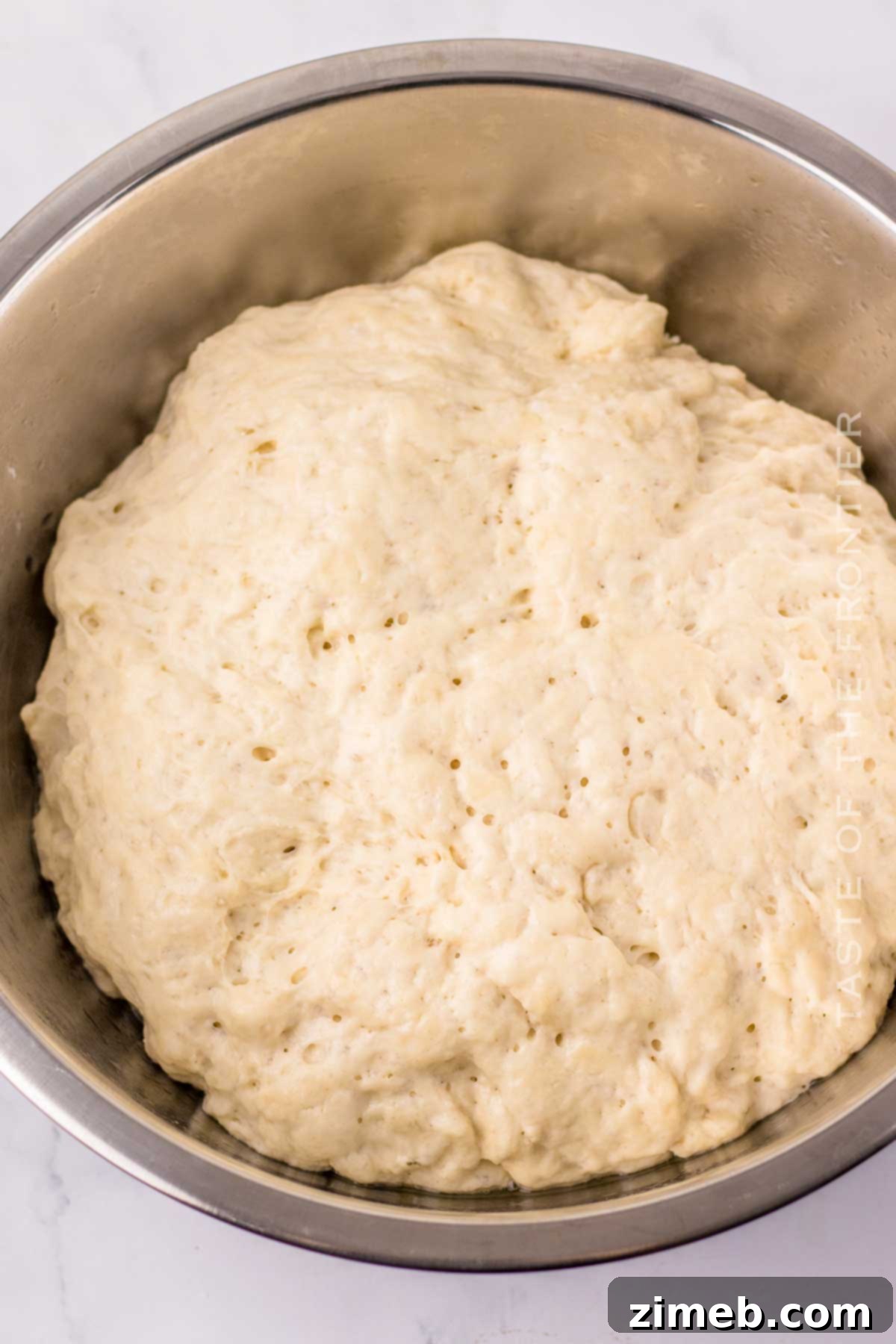 Perfect Homemade Auntie Anne's Pretzel Bites 5 making the dough