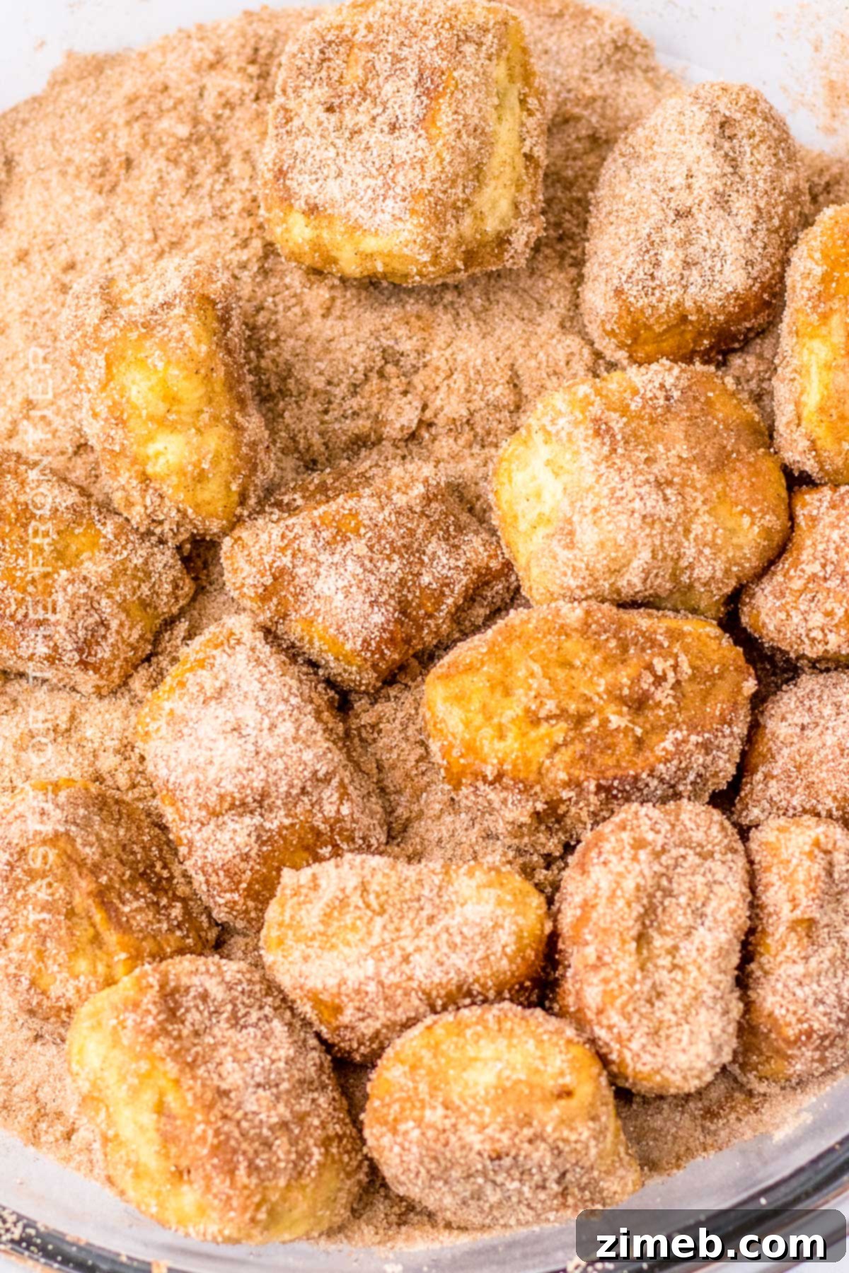 Perfect Homemade Auntie Anne's Pretzel Bites 8 cinnamon and sugar coating