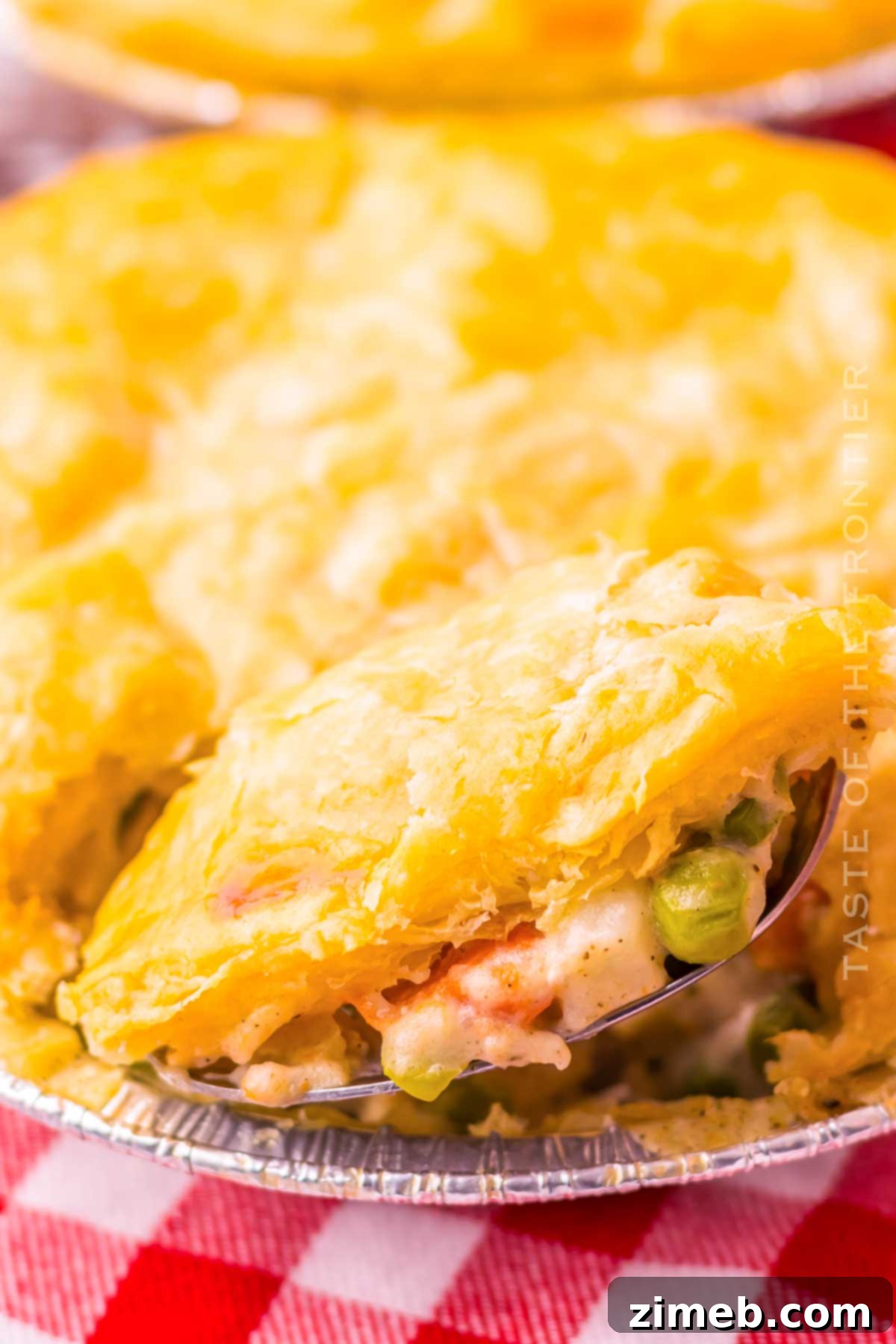 Southern Comfort Chicken Pot Pie 15 copycat chicken dinner recipe - served meal