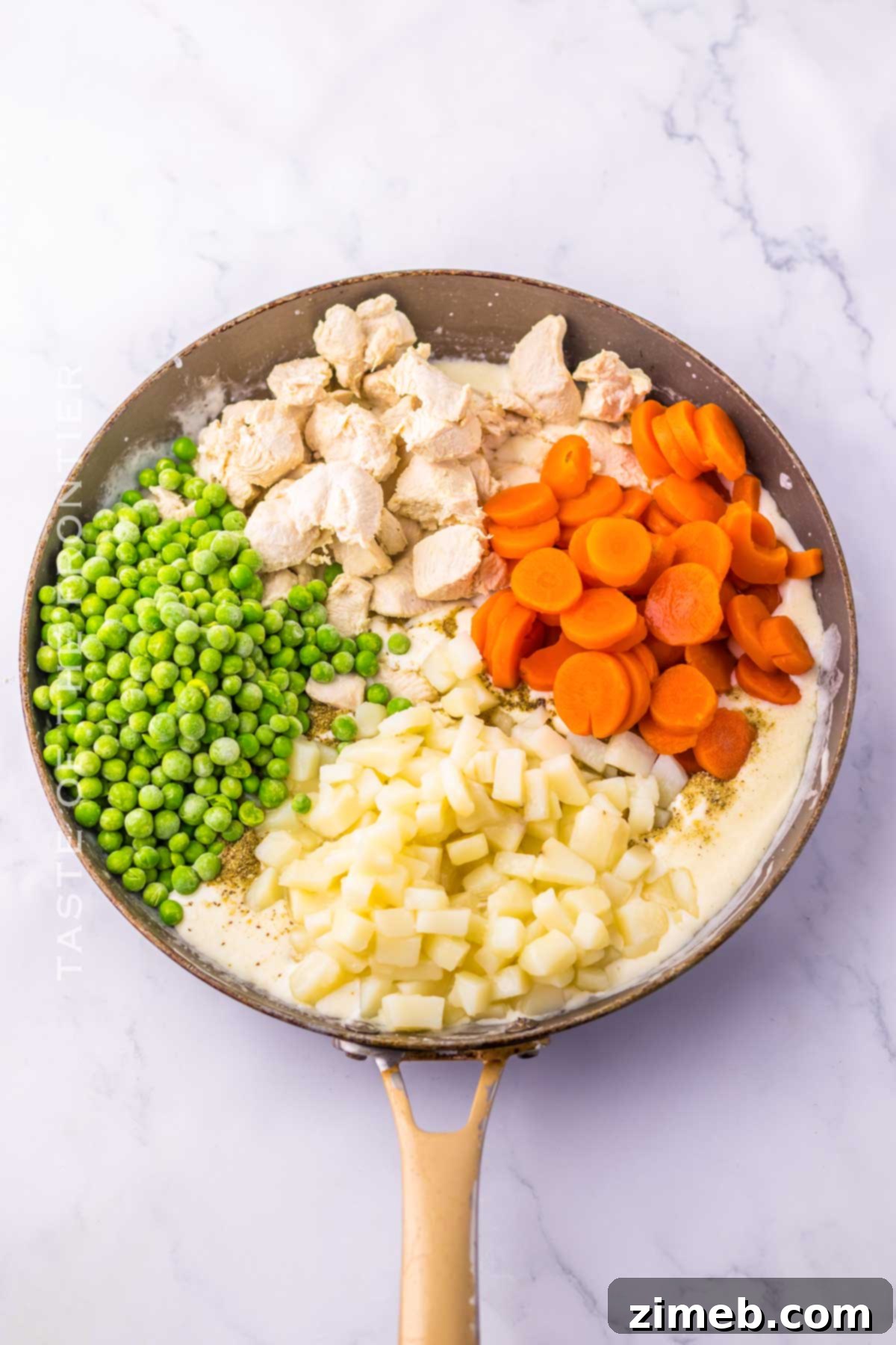 Southern Comfort Chicken Pot Pie 5 how to make Copycat KFC Chicken Pot Pie - pies ready for baking