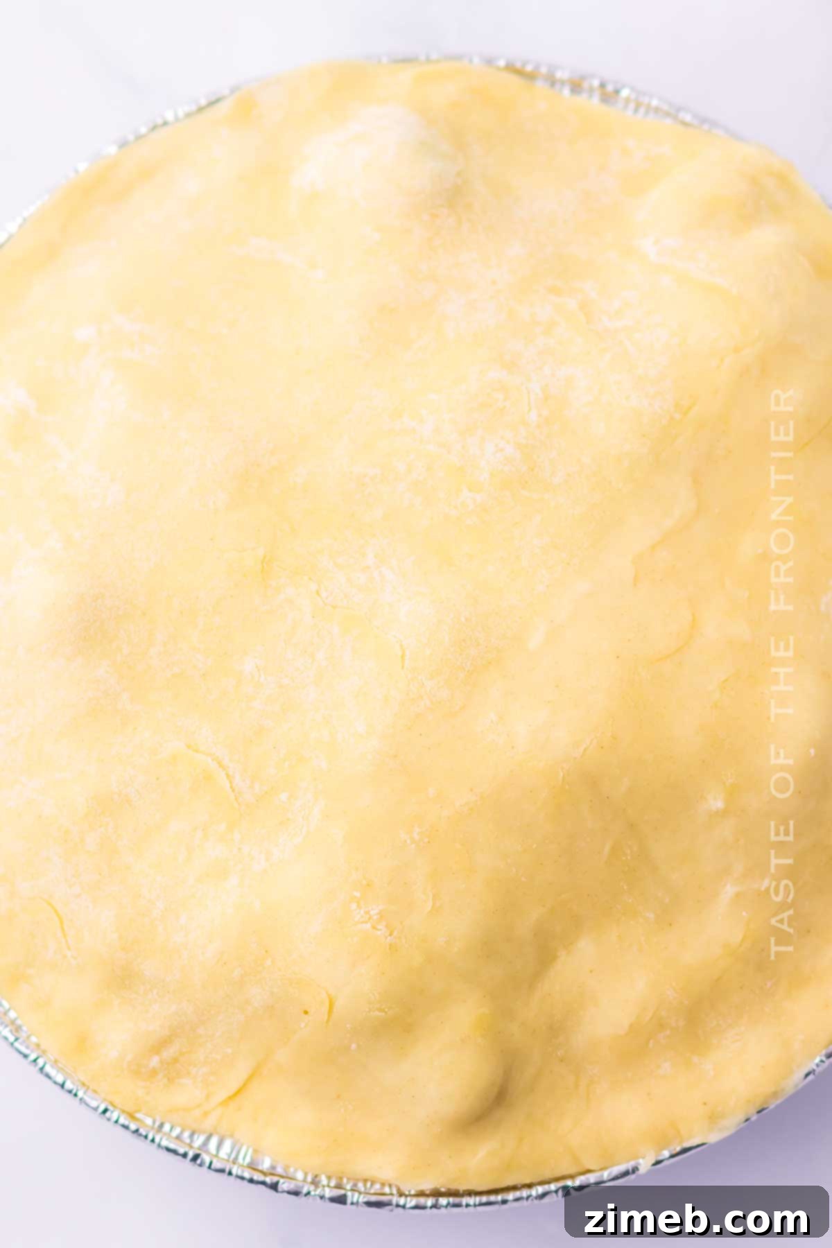 Southern Comfort Chicken Pot Pie 7 ready to bake with crust topping - before oven