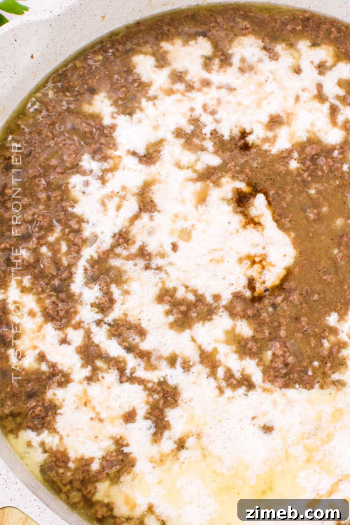 Hearty Beef Noodle Bowl 6 creamy homemade sauce with ground beef