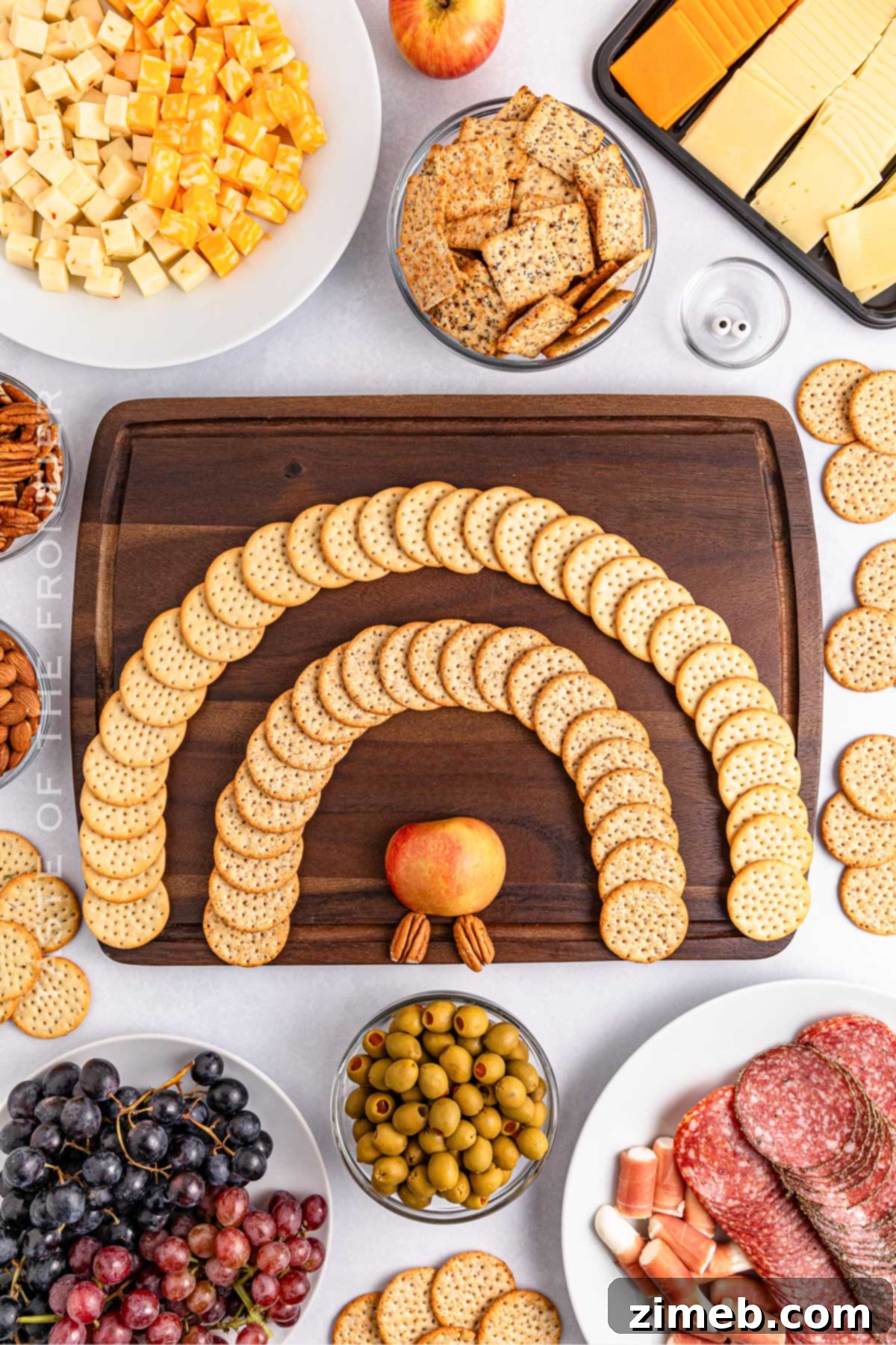 how to make Thanksgiving Charcuterie Board