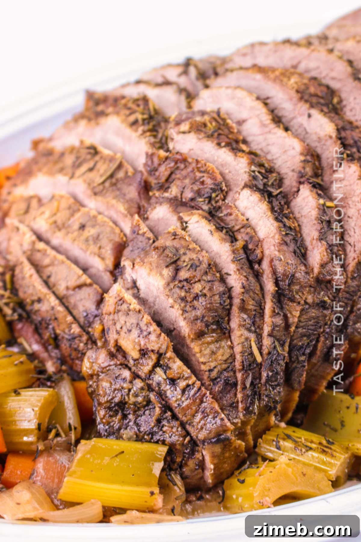 Slow Cooker Sirloin Tip Pot Roast 3 Crockpot Beef Roast - ready to cook