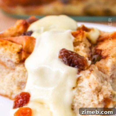 Fairground Apple Delights 12 Bread Pudding with Vanilla Sauce
