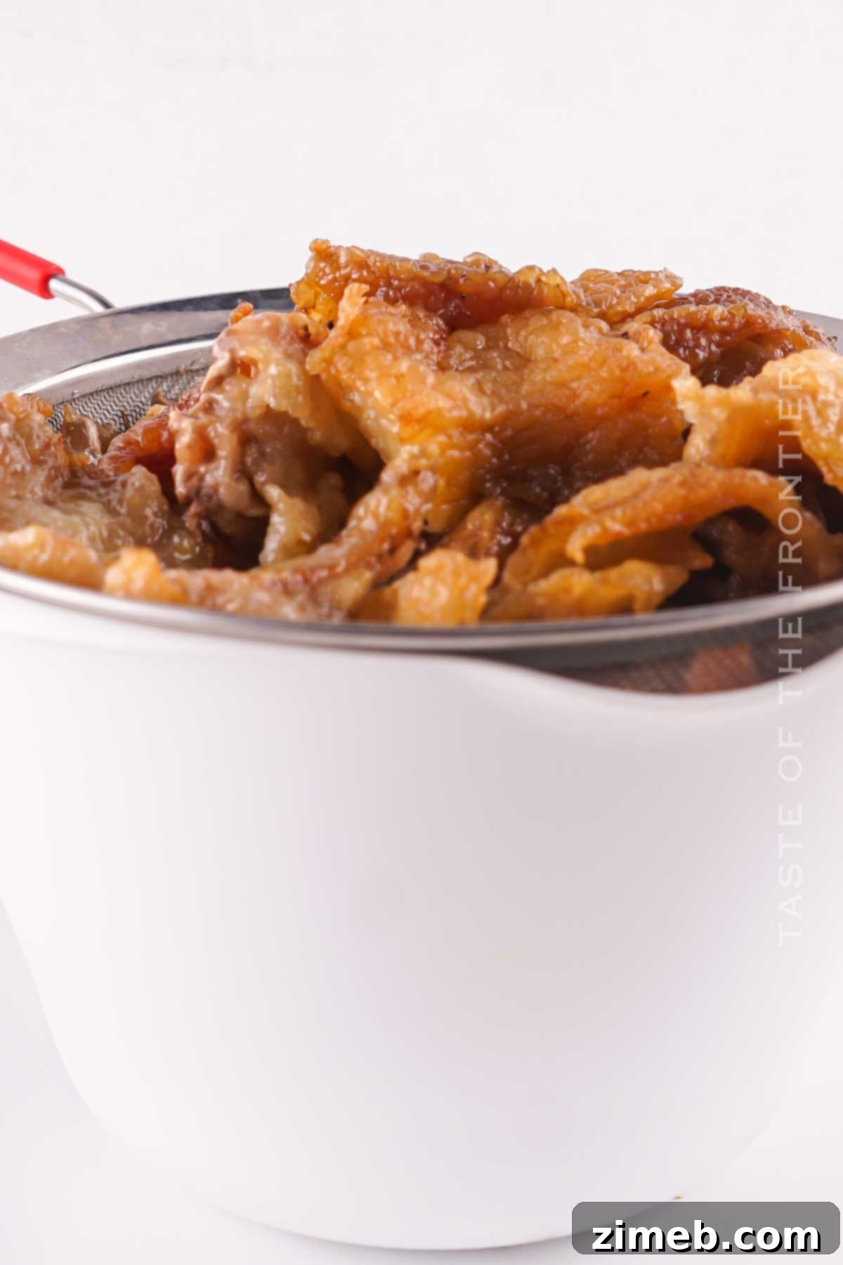 Pure Beef Tallow 6 Straining Cooked Beef Fat for Tallow