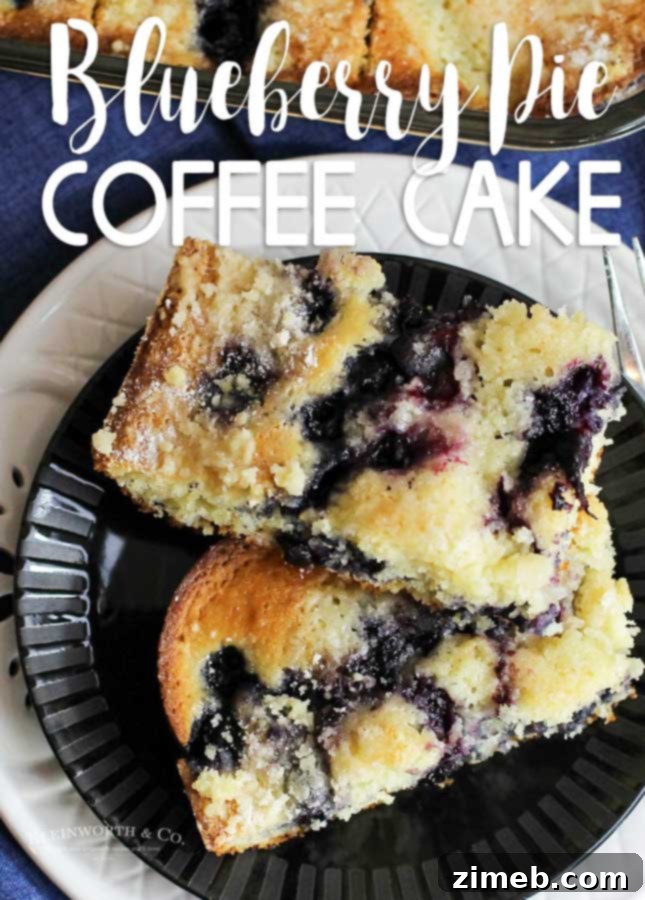 Blueberry Pie Coffee Cake