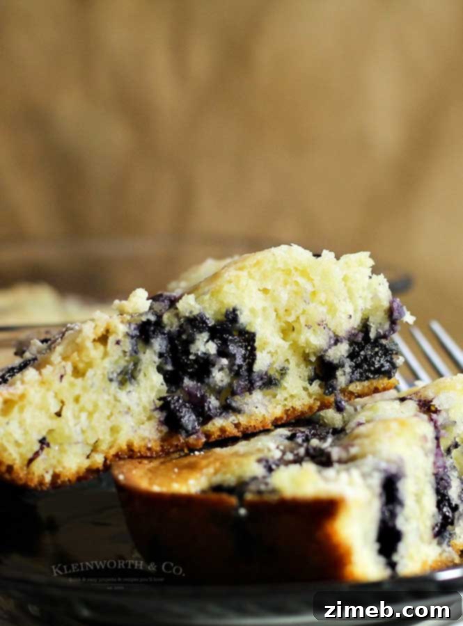 summer berry recipe - Blueberry Pie Coffee Cake