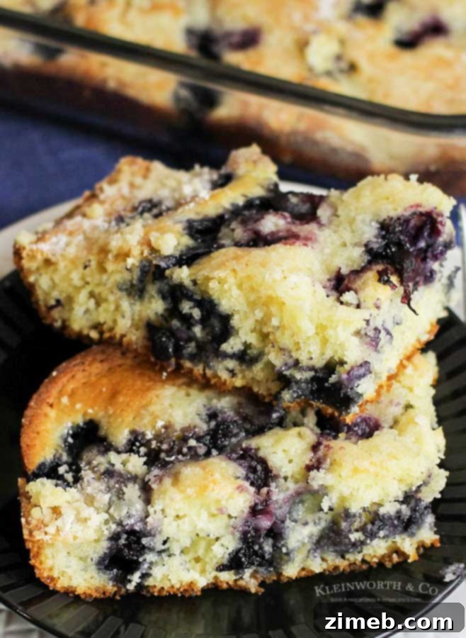 easy breakfast recipe - Blueberry Pie Coffee Cake