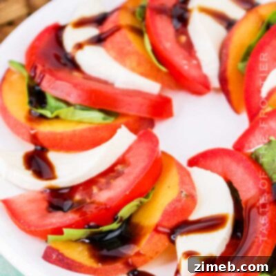 Peach Caprese Salad