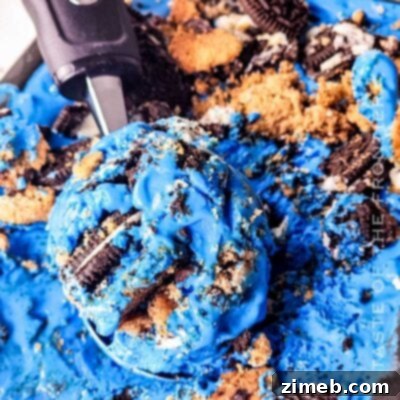 Cookie Monster Ice Cream