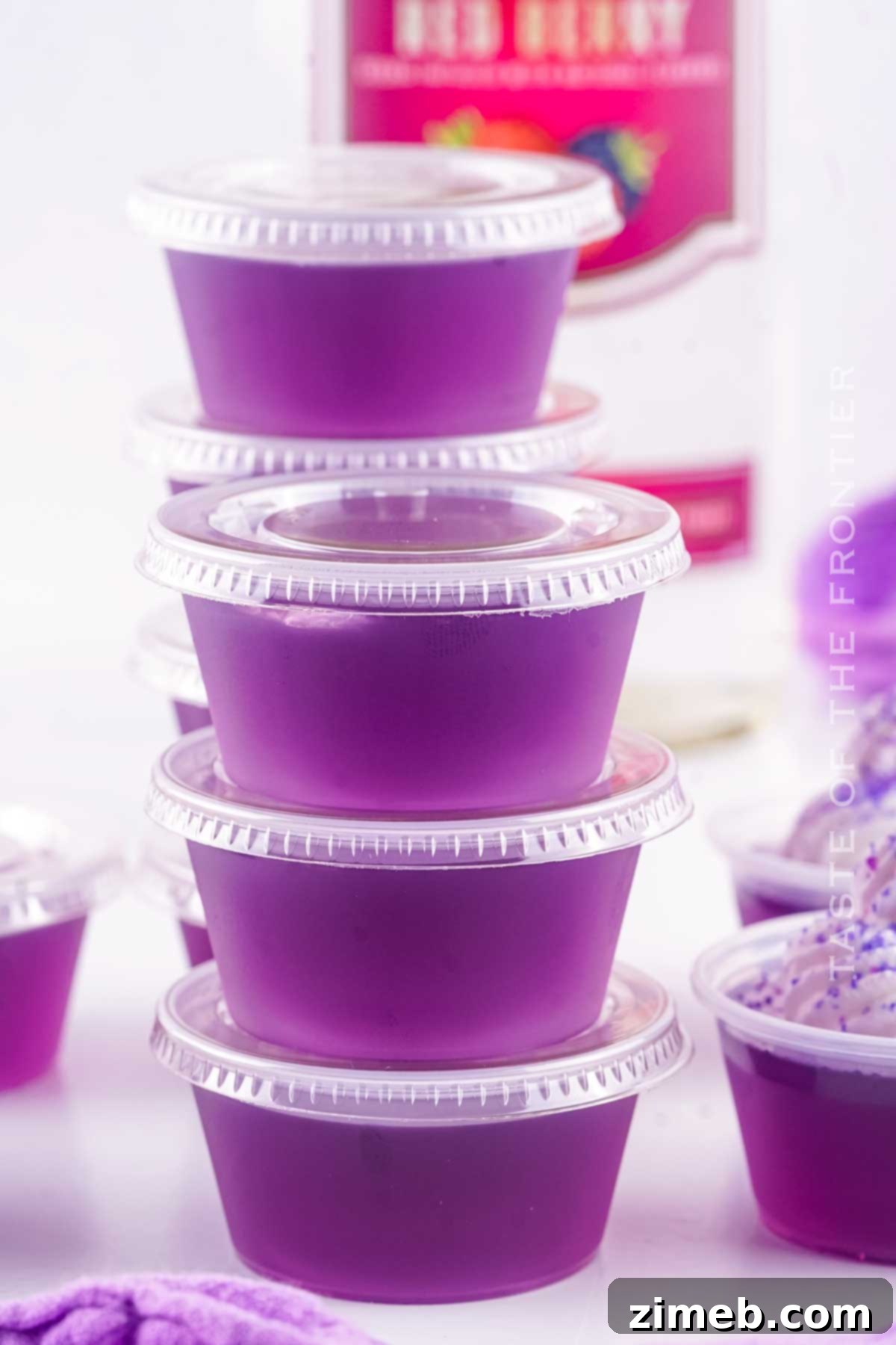 Crafting the Perfect Purple Hooter Shot 16 Halloween party shot recipe with purple jello shots