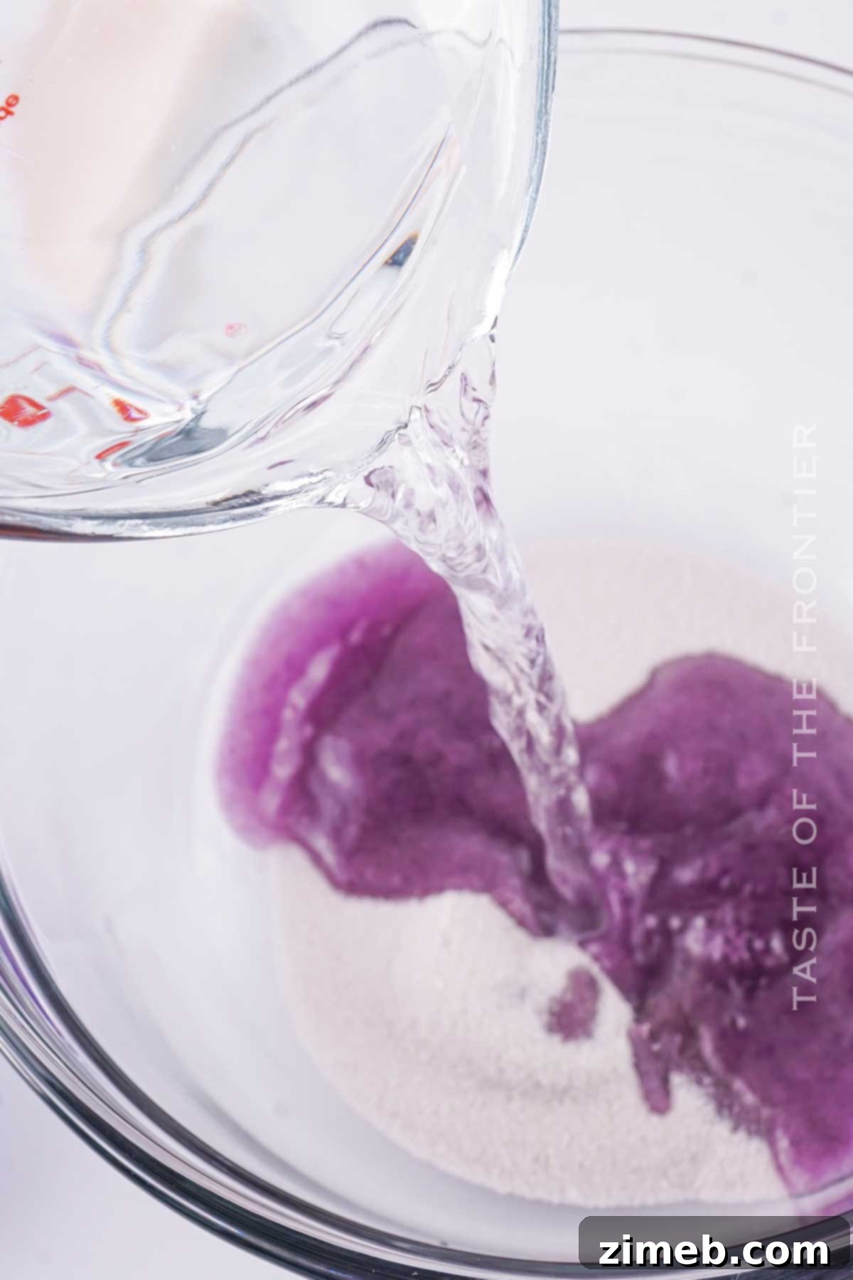 Crafting the Perfect Purple Hooter Shot 6 Process of making jello shots
