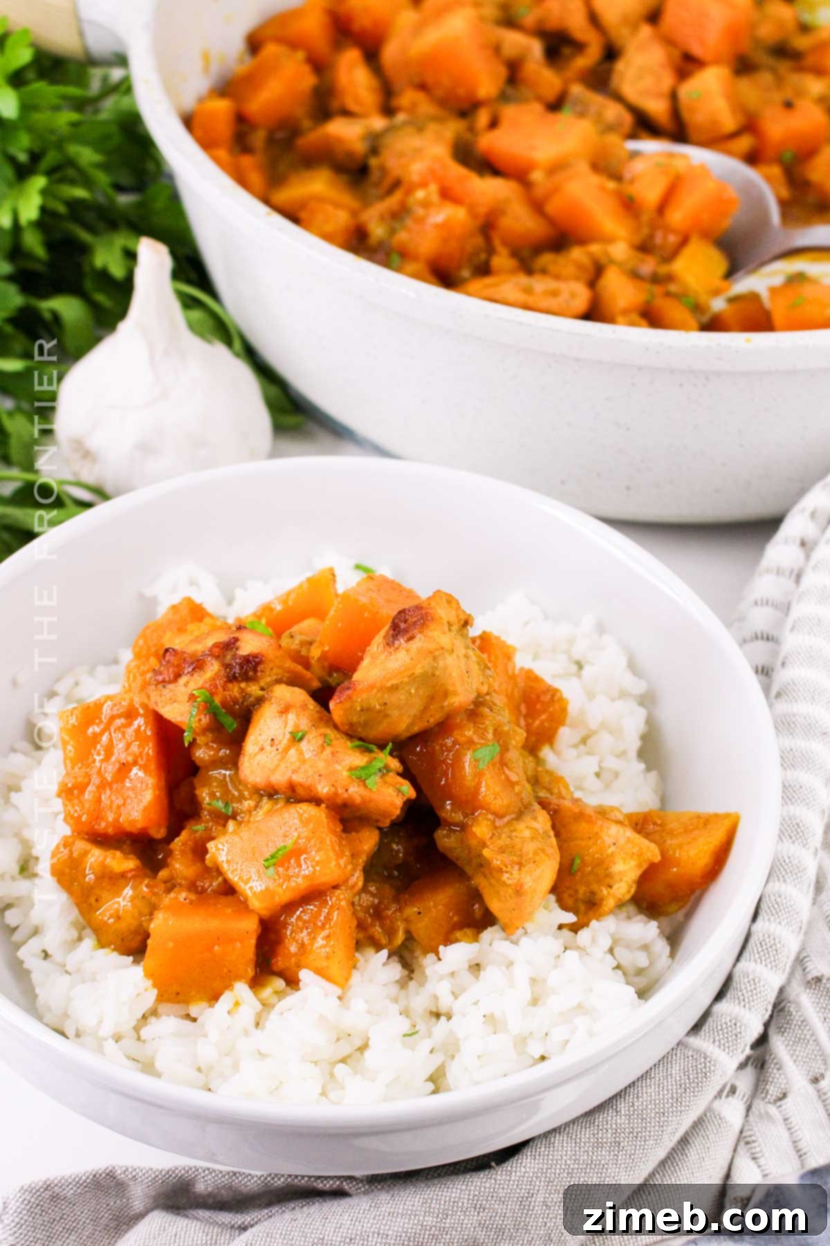 Comforting Chicken Curry with Pumpkin