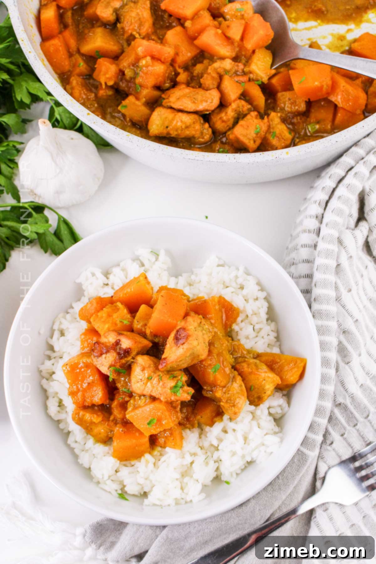 Easy Chicken Curry with Pumpkin recipe