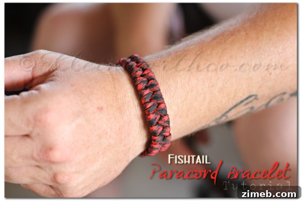 Tactical Paracord Survival Keyring 23 Fishtail Paracord Dog Collar/ Fishtail Paracord Bracelet tutorial
