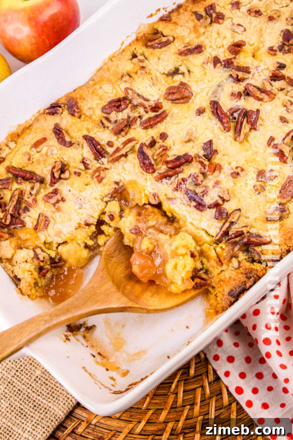 fall dessert with pie filling