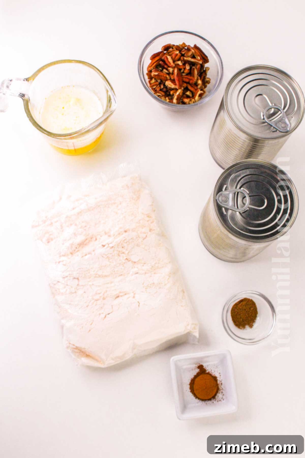 Apple Cobbler Cake ingredients