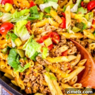 Cheeseburger Pasta