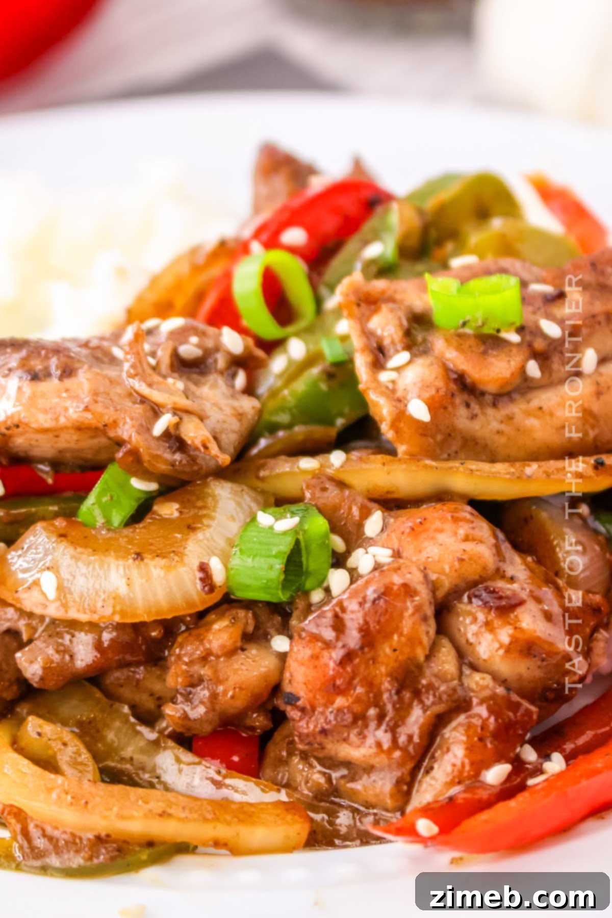 Crispy Chili Chicken 8 chicken skillet dinner with peppers