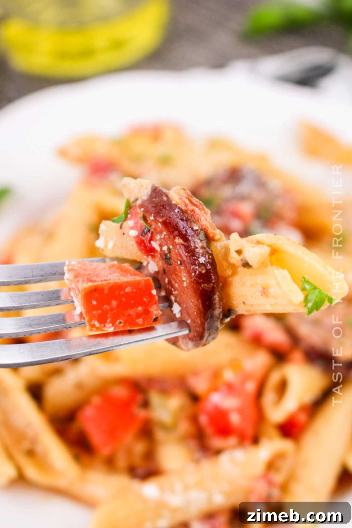 Sausage Dinner with Noodles