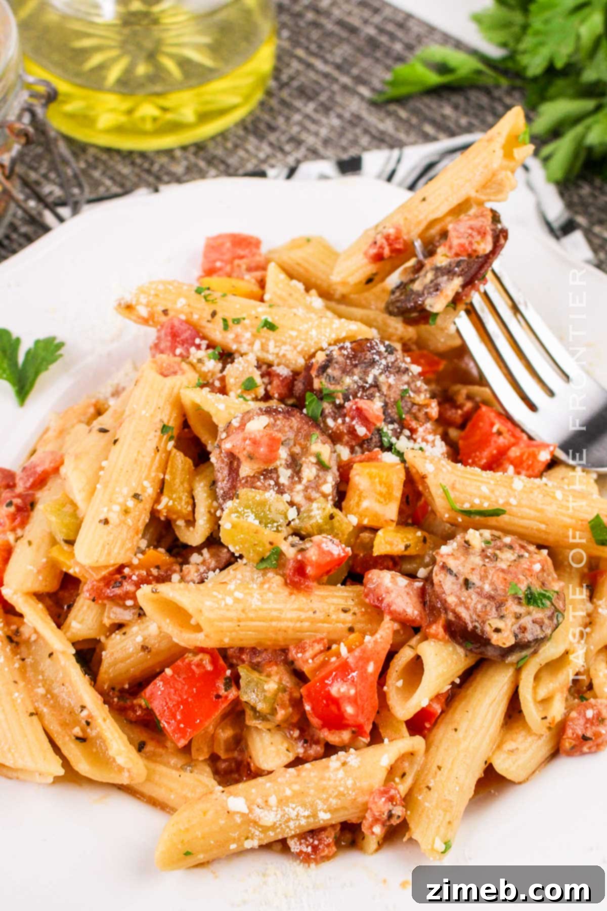 One-Pan Pasta Dinner with Sausage