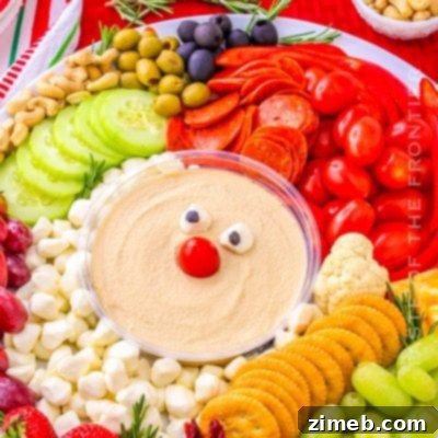 Holiday Grazing Wreath 15 Santa Charcuterie Board