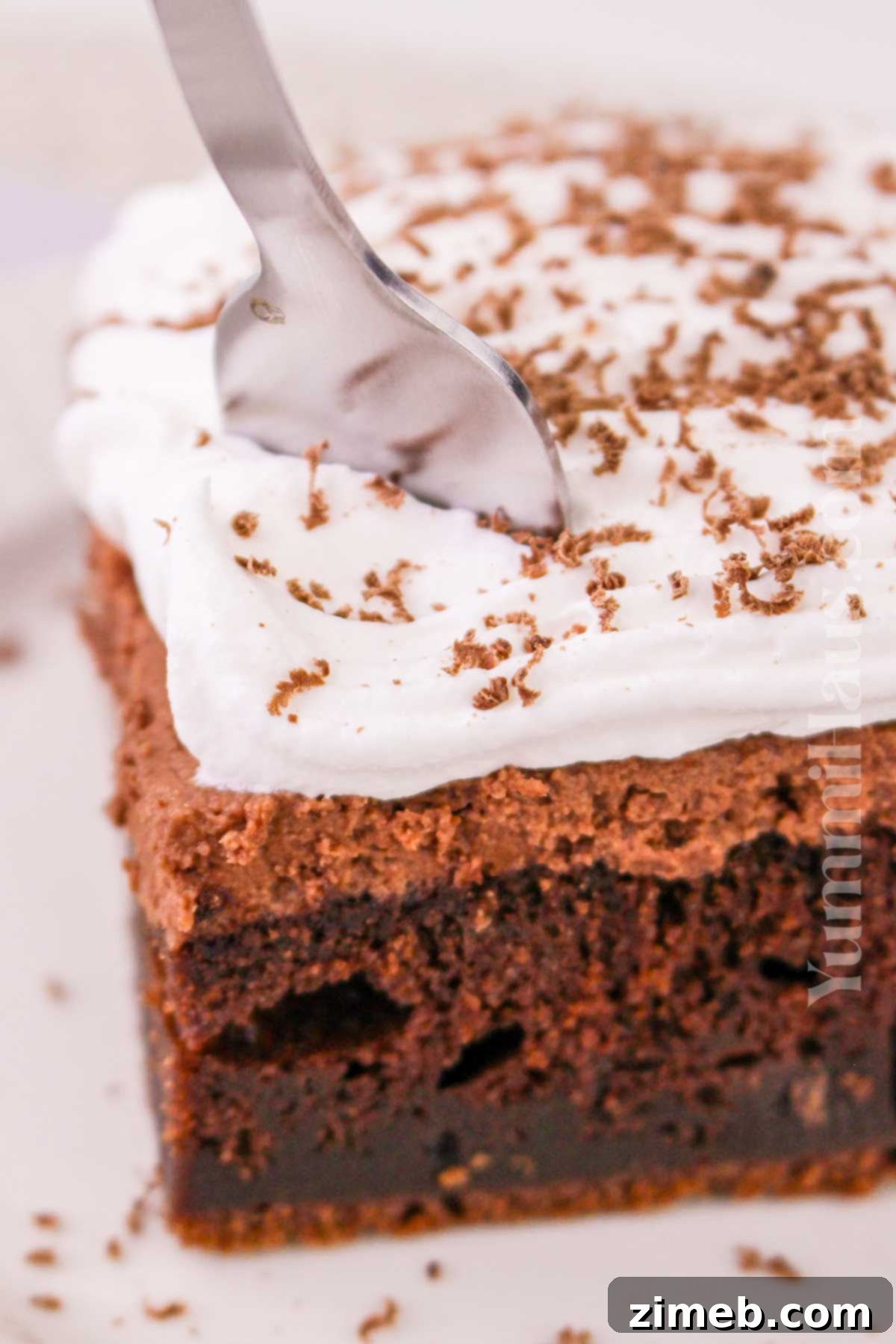Decadent Double Chocolate Mousse Cake 2 Chocolate Chocolate Mousse Cake