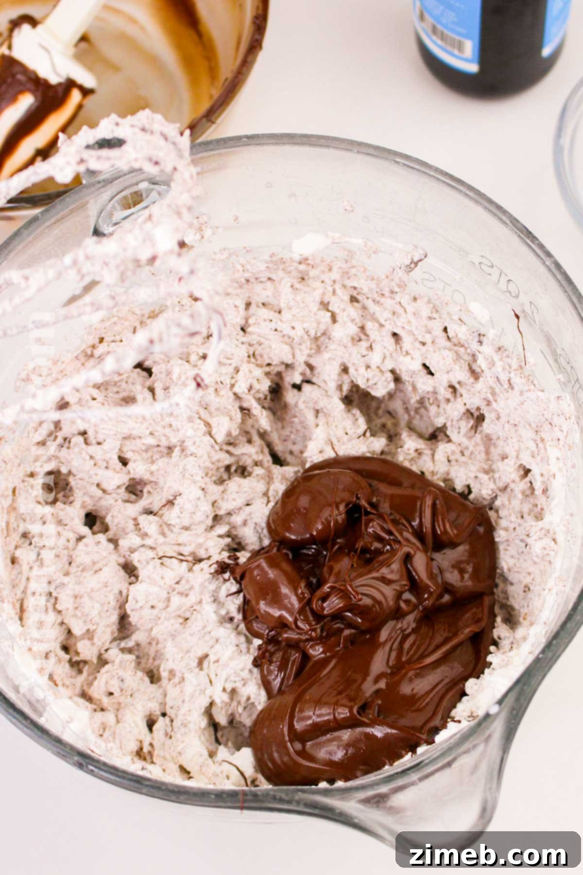 Decadent Double Chocolate Mousse Cake 7 how to make Chocolate Chocolate Mousse Cake