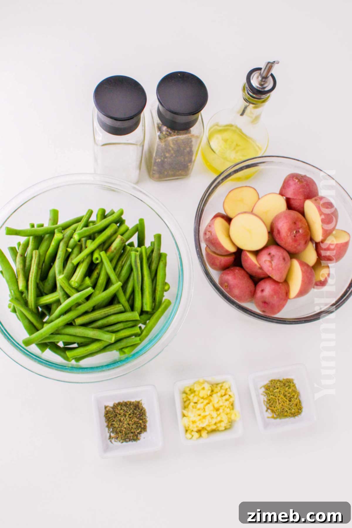 Roasted Green Beans and Potatoes ingredients
