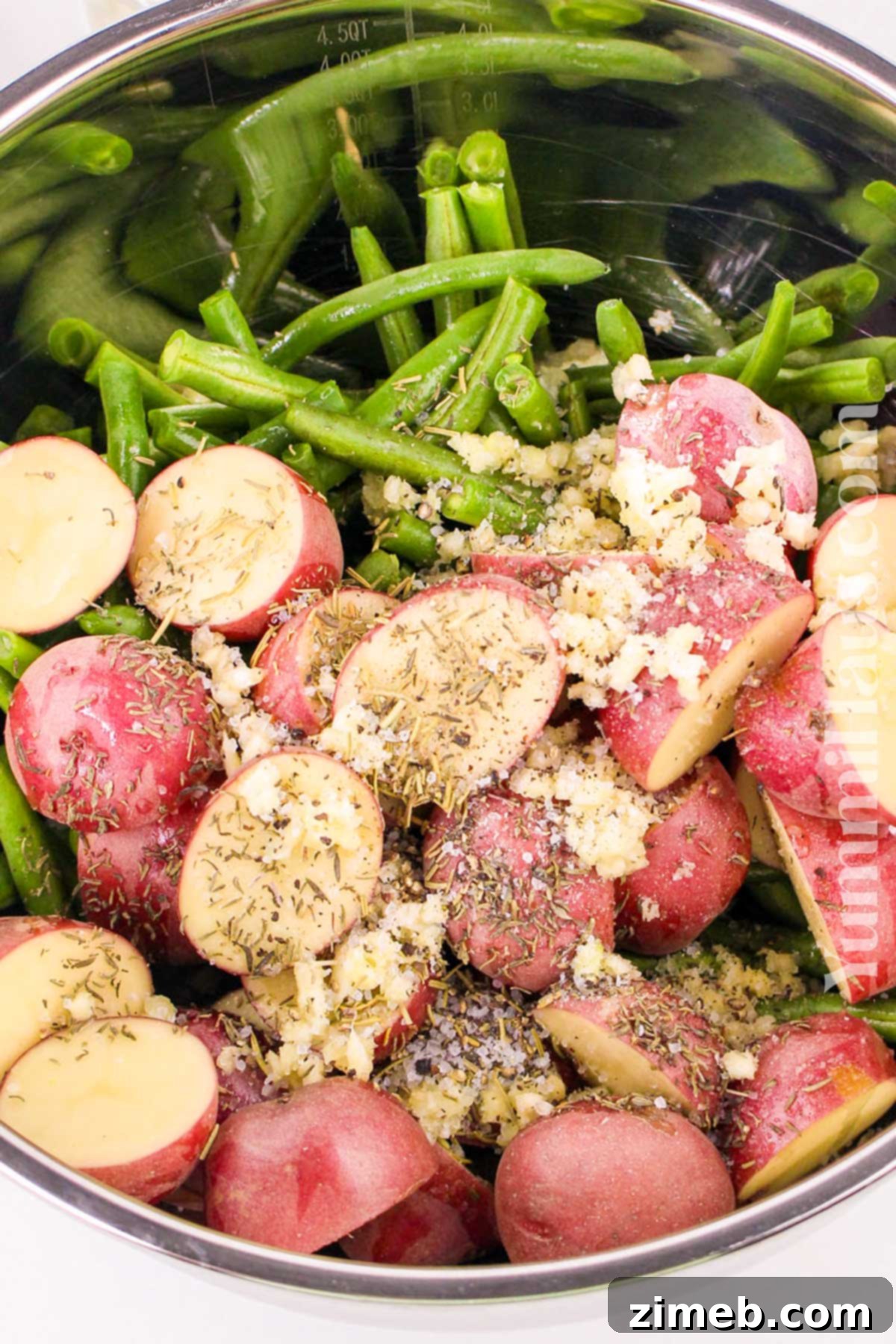 adding the seasonings